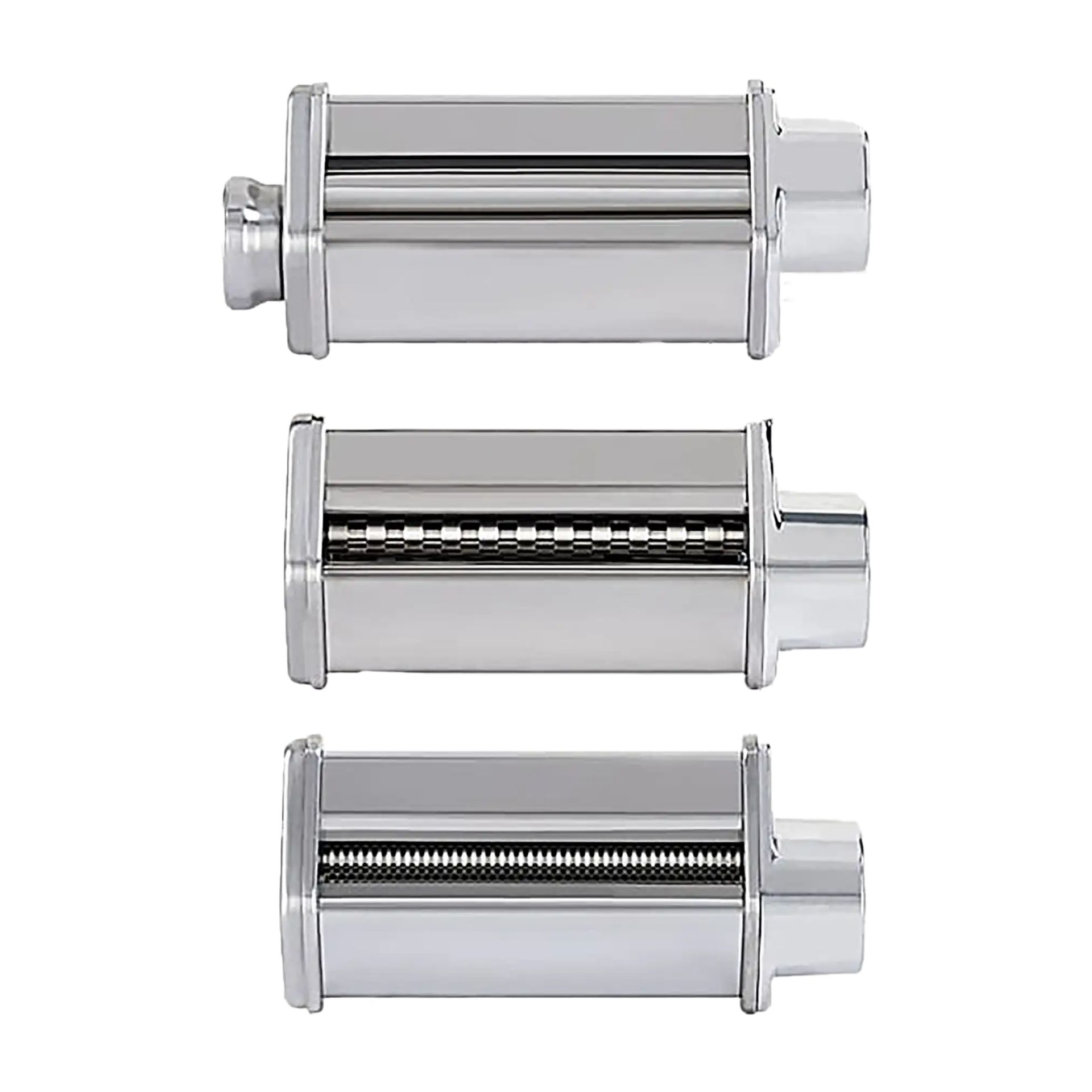 ERATEC Paslanmaz Çelik Makarna Açma ve Kesme Seti, KF-967 Mutfak Makinesi için