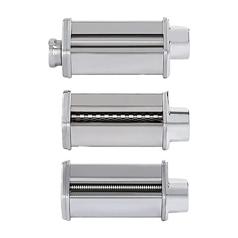 ERATEC Paslanmaz Çelik Makarna Açma ve Kesme Seti, KF-967 Mutfak Makinesi için