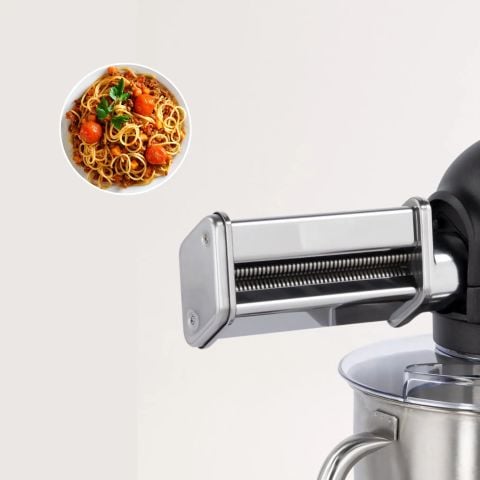 ERATEC Paslanmaz Çelik Makarna Açma ve Kesme Seti, KF-967 Mutfak Makinesi için