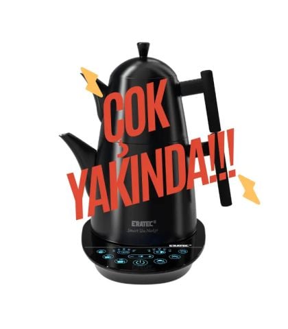 ERATEC TM-53 Konuşan Akıllı Çaydanlık - Siyah