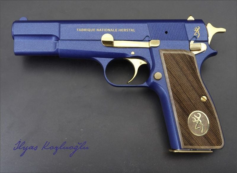 Browning Hi Power Mavi Kaplama