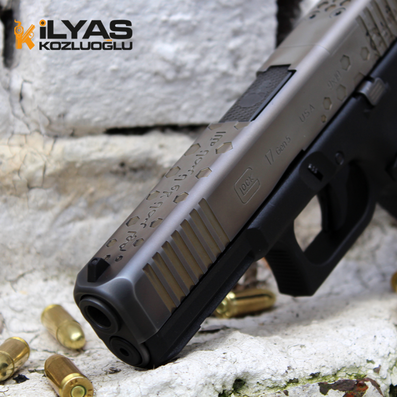 Glock Gen 5 Yanık Füme Kaplama & Gravür