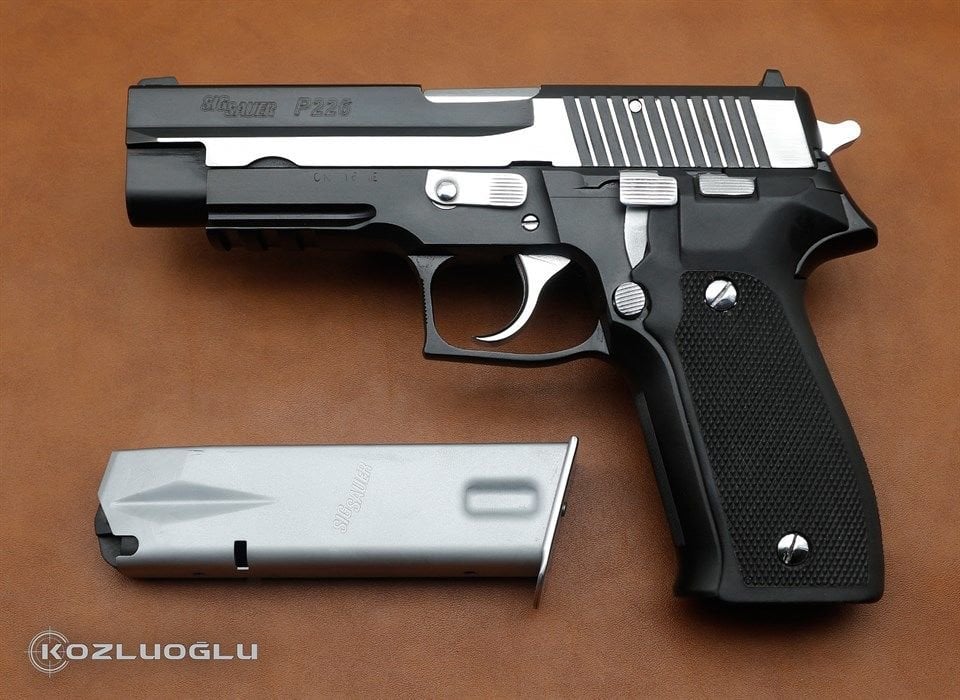 SigSauer P226 Beyaz Krom Kaplama