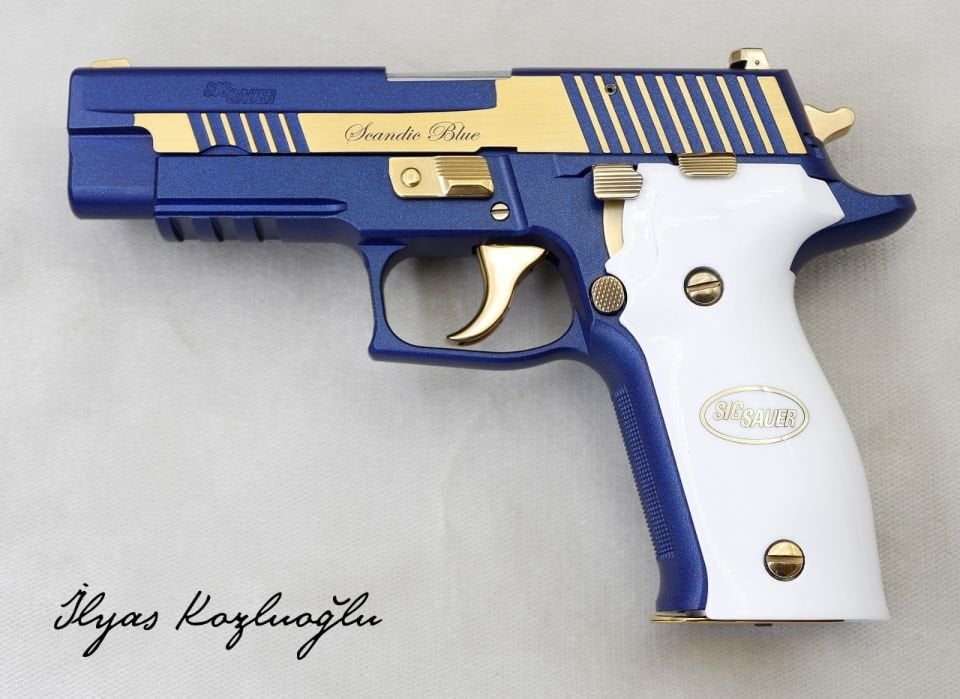 SigSauer P226 Elite Mavi Kaplama