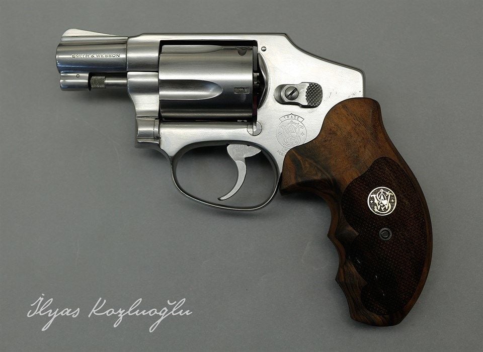 Smith&Wesson 38 Cal Kısa Beyaz Krom Kaplama