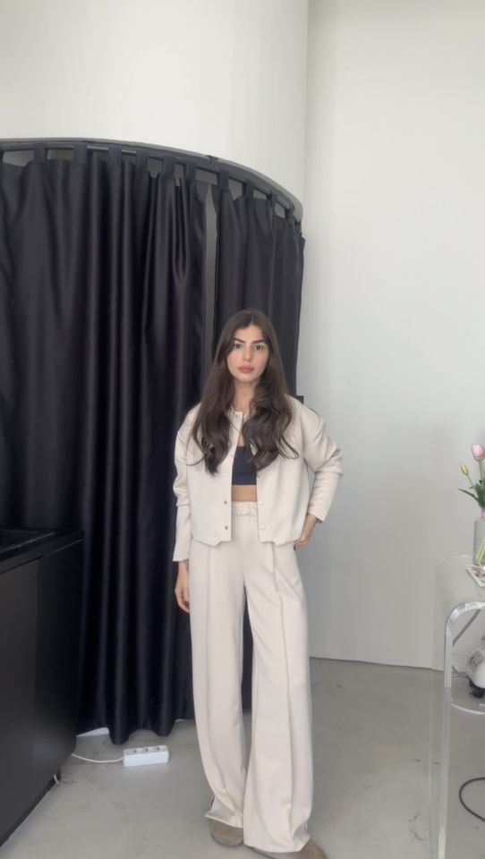 İçi astarlı ikili krem takım