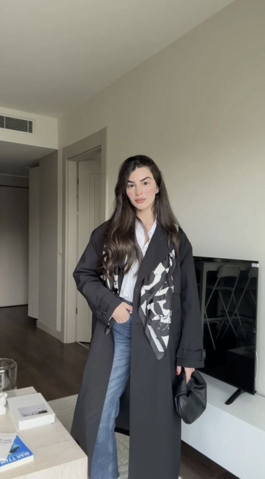 Su tutmaz kuşaklı Trenç
