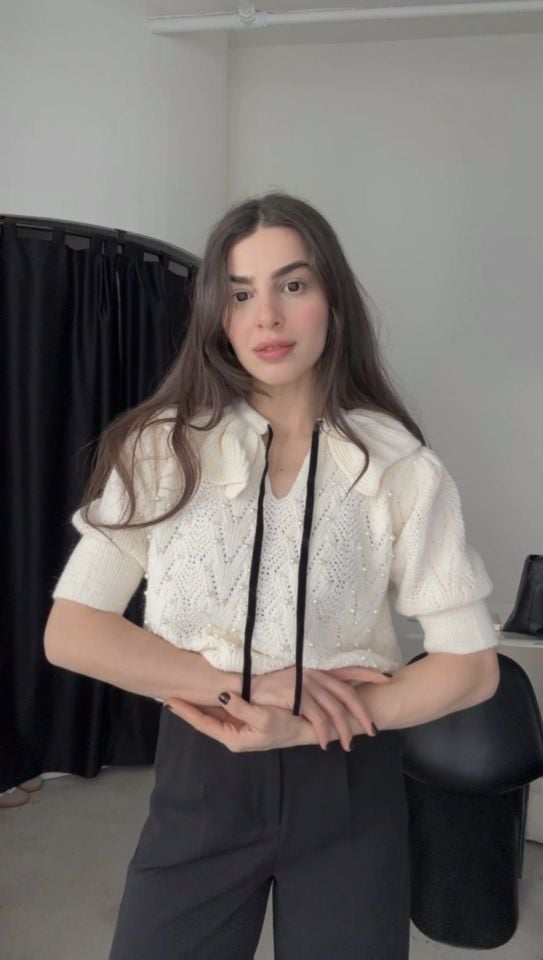 Zara marka incili prenses kazak