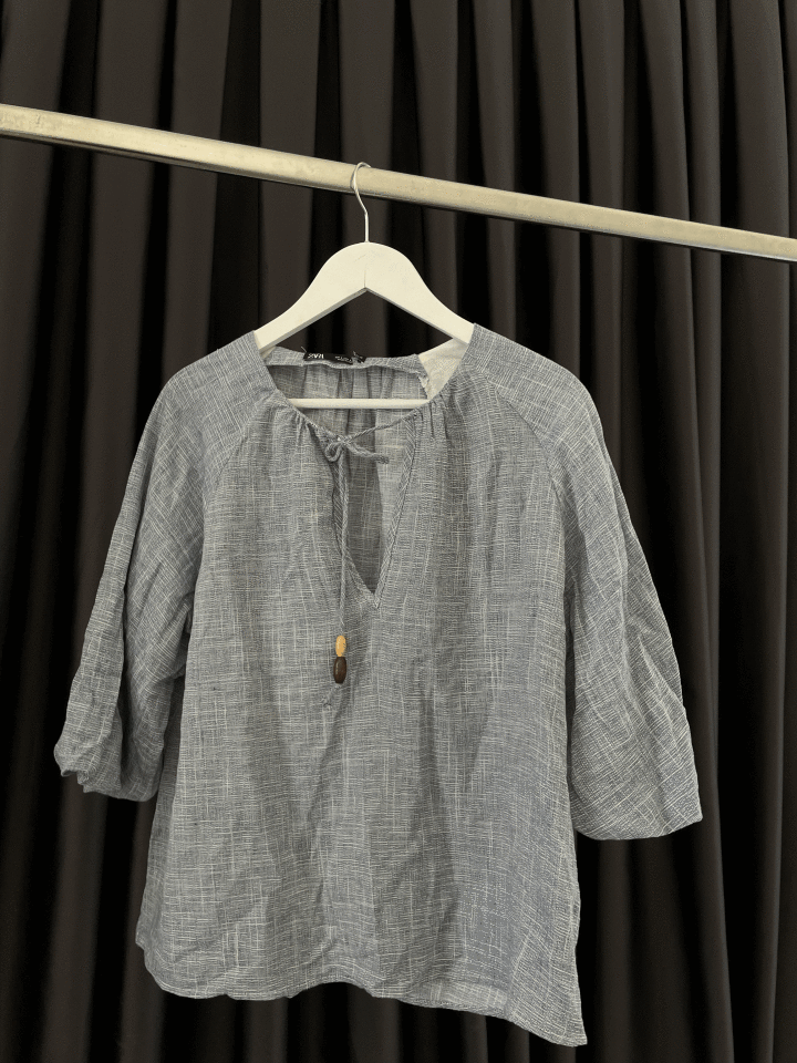 Orjinal marka ipli oversize bluz