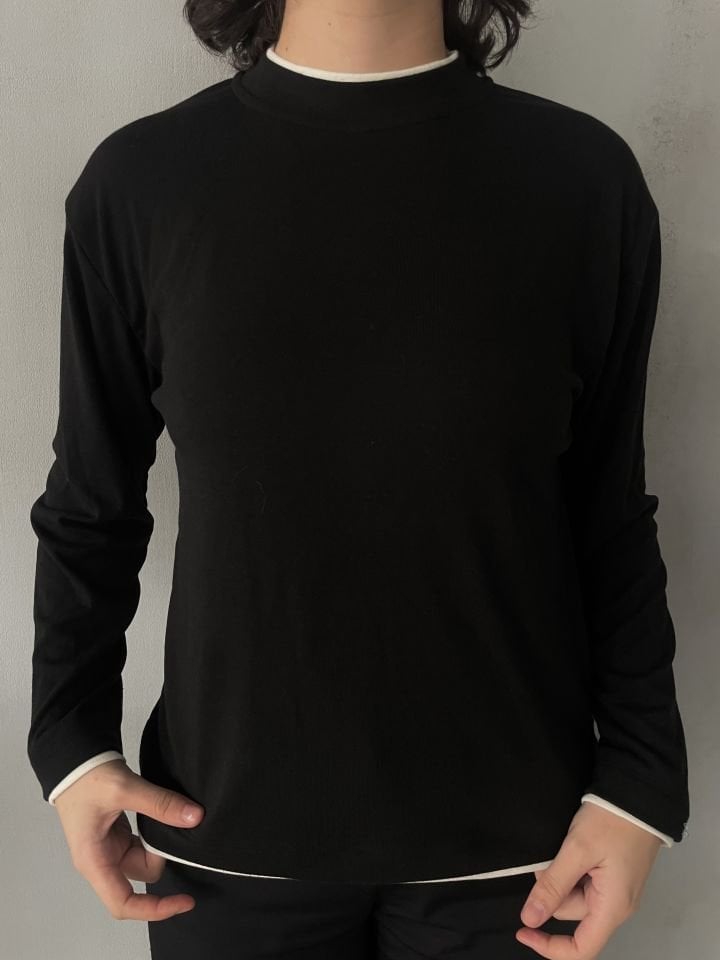 siyah beyaz detaylı basic