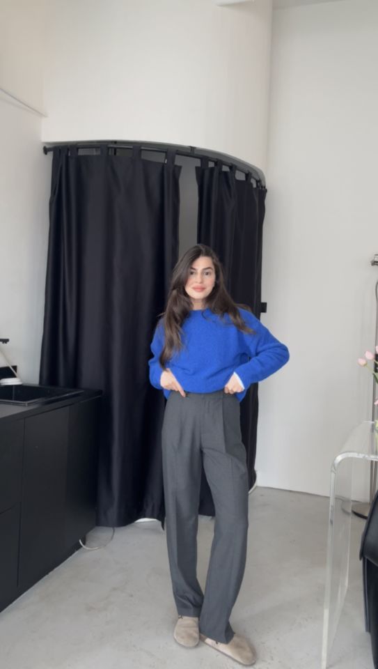 Karol marka füme gri premium kalite pantolon