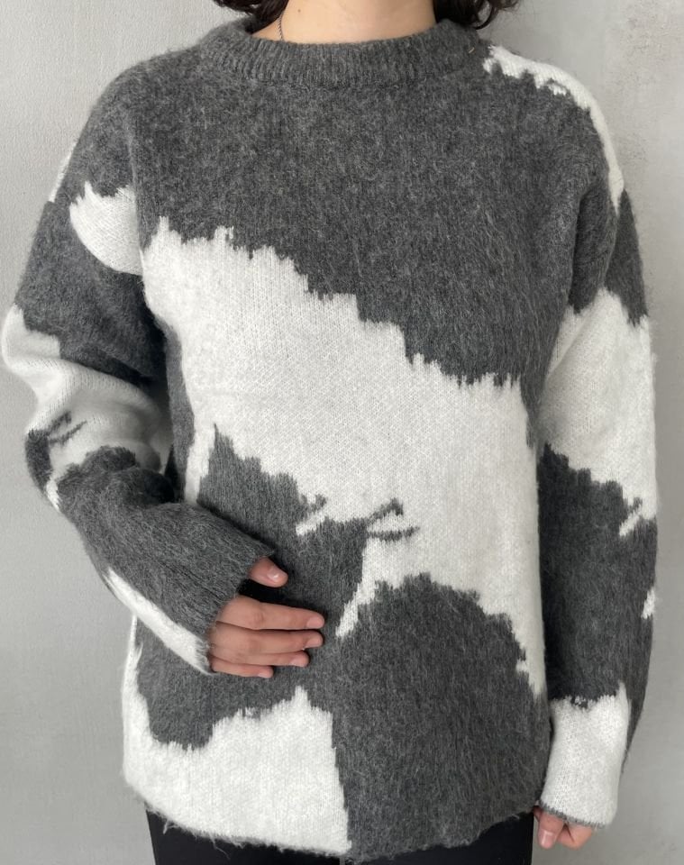 zebra tasarım yumoş kazak