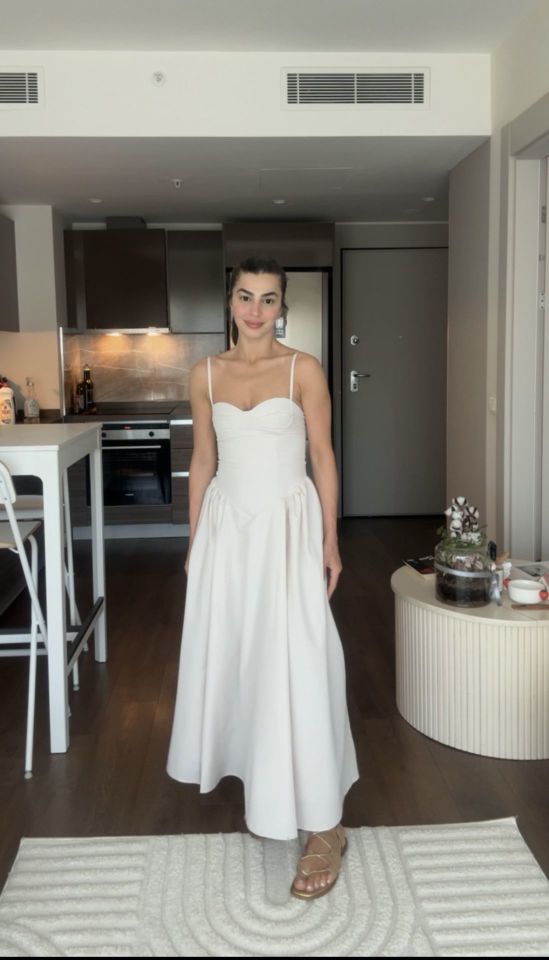 Prenses ekru pinterest elbise