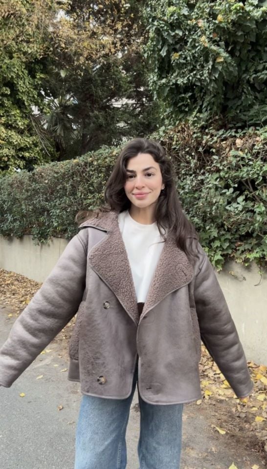 İçi kıvırcık viral mont