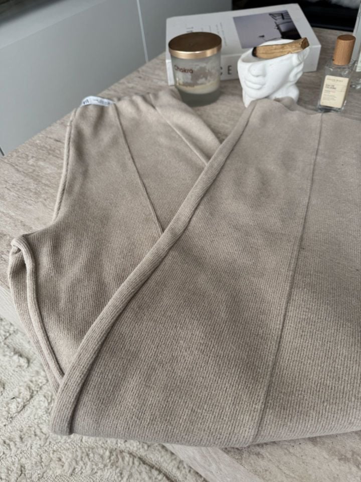 Orjinal marka fitilli triko pantolon