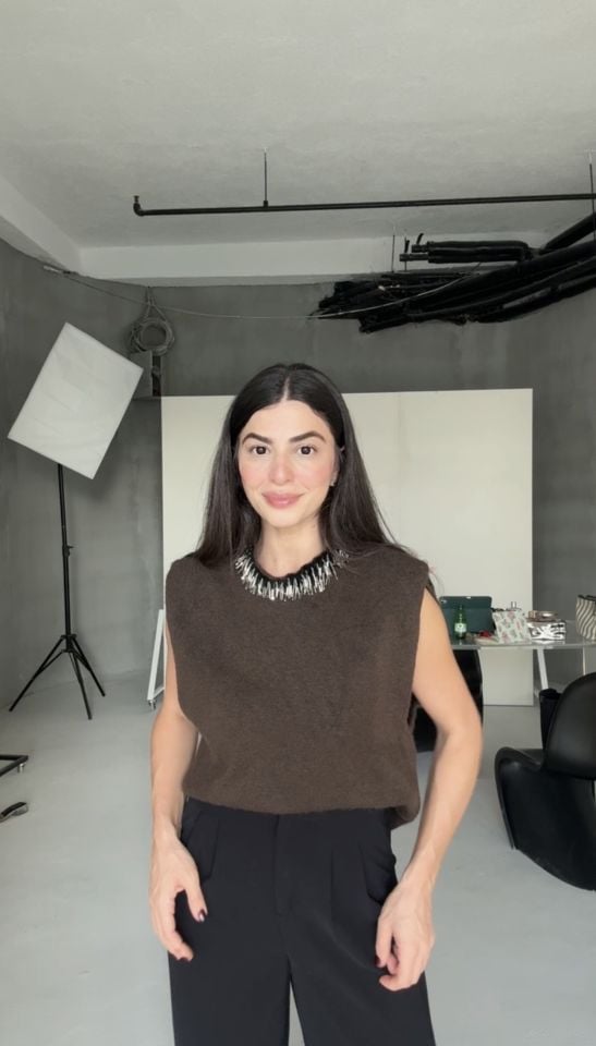 Orjinal marka yaka detaylı vatkalı triko