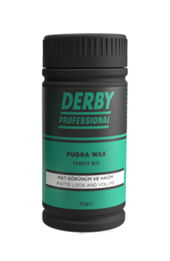 DERBY PROFESSIONAL PUDRA WAX MAT GÖRÜNÜM VE HACİM 20G