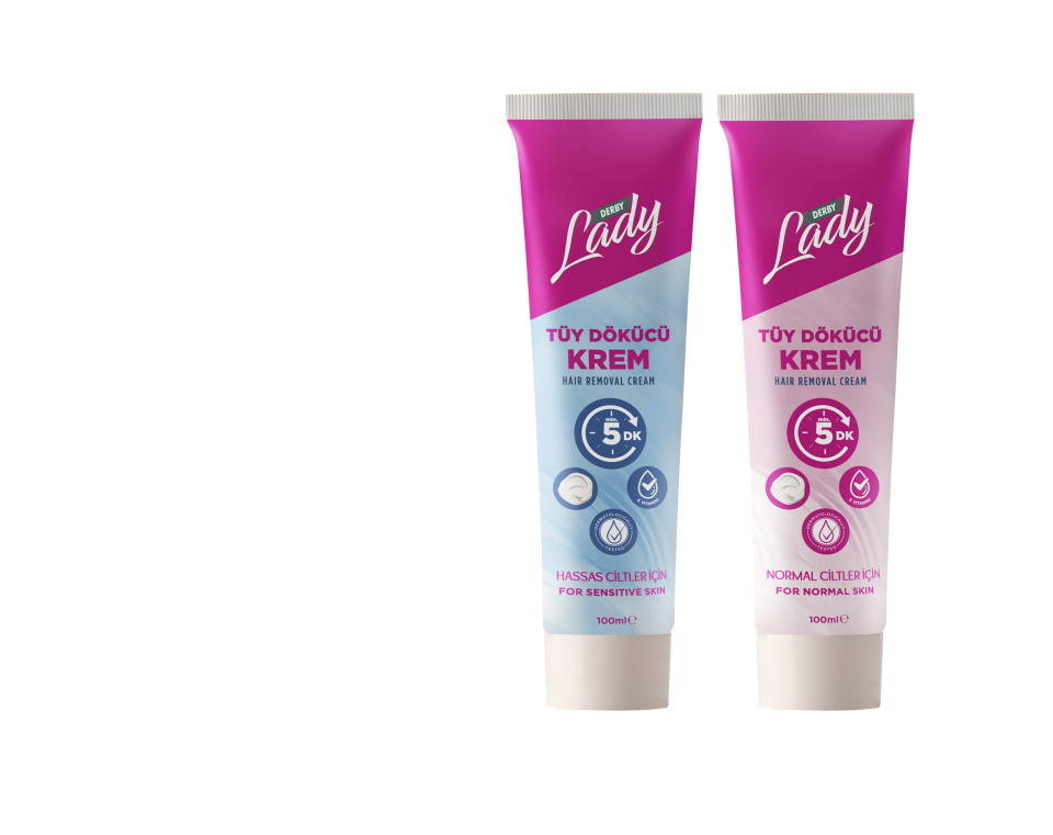 DERBY LADY TÜY DÖKÜCÜ KREM HASSAS CİLTLER İÇİN 100ML