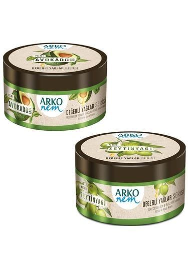 Arko Değerli Yağlar Zeytinyağlı Krem 250 + 250 ml Hediyeli (2ADET)