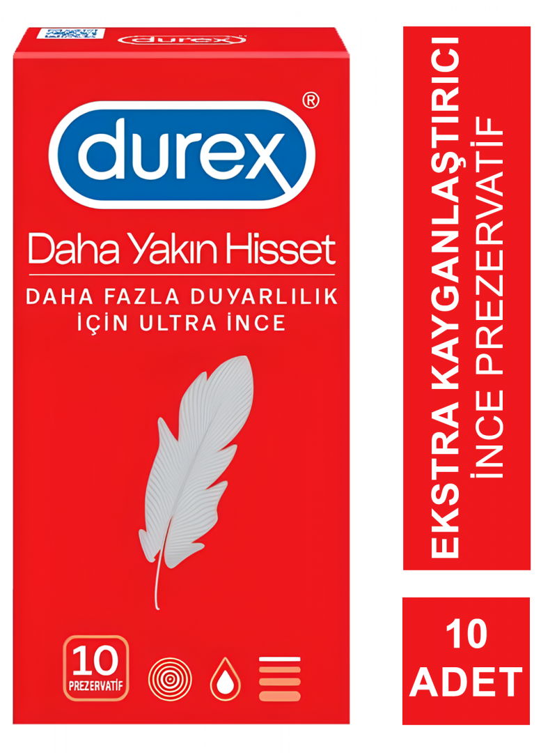 Durex Daha Yakın Hisset Prezervatif 10'lu