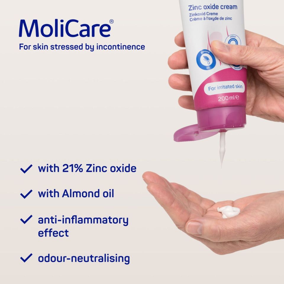 Molicare Skin Zinc oxide cream -Cinko oksitli krem 200ml