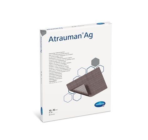 Atrauman AG 5x5cm -Gümüş içerikli yara temas tabakası (1 adet)
