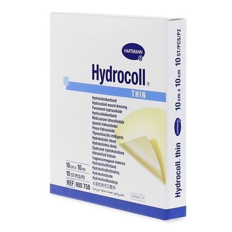 Hydrocoll thin 7,5x7,5cm -Hidrokolloid yara örtüsü ince