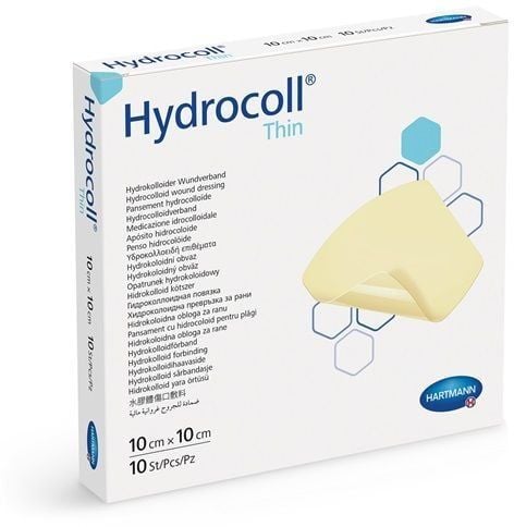 Hydrocoll thin 7,5x7,5cm -Hidrokolloid yara örtüsü ince