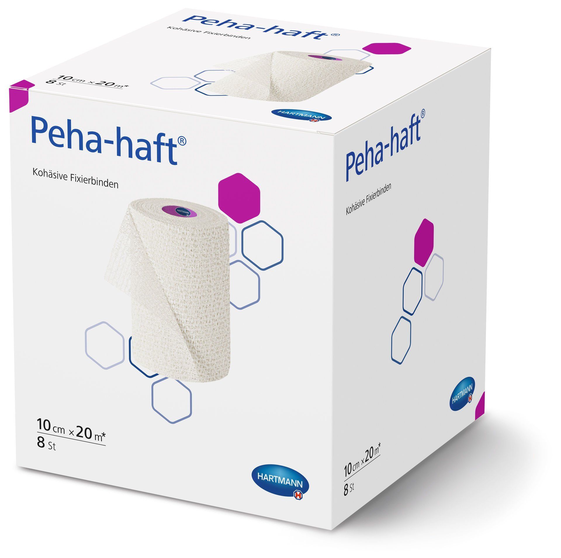 Peha-haft latex free - Kendinden yapışkanlı fiksasyon bandajı 4-6-8-10-12cm  / 4m