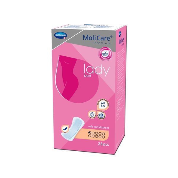MoliCare Premium Lady Pad 0.5 damla-Mesane pedi ultra ince 0.5 damla