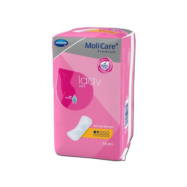 MoliCare Premium Lady Pad 1.5 damla-Mesane pedi 1.5 damla