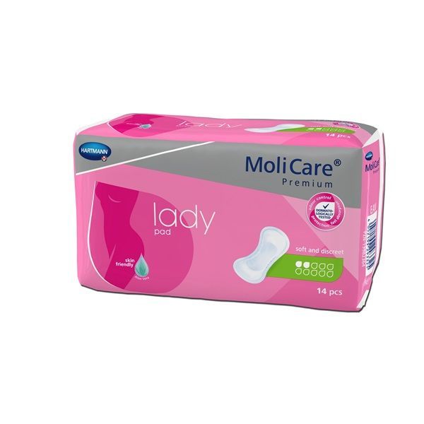 MoliCare Premium Lady Pad 2 damla-Mesane pedi ince 2 damla