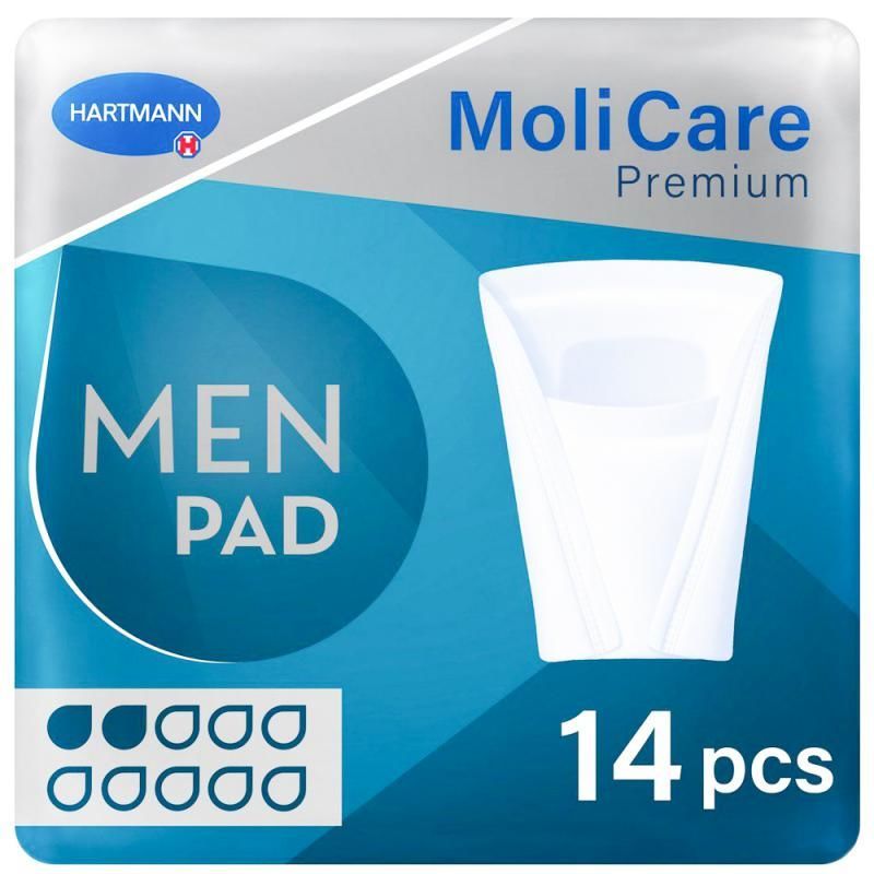 MoliCare Premium Men Pad 2 damla- Erkek mesane pedi,aktif