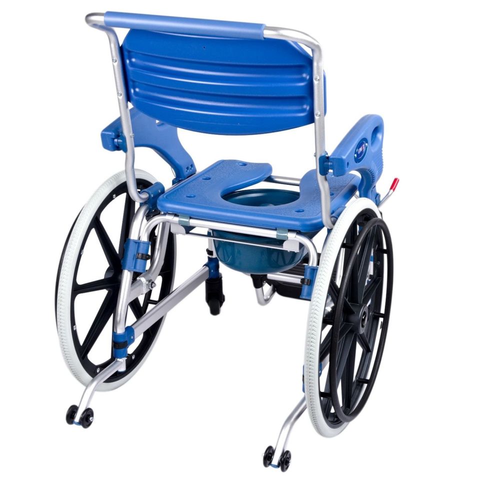 Comfort Plus DM-72 Engelli Banyo Tuvalet Sandalyesi Büyük Teker