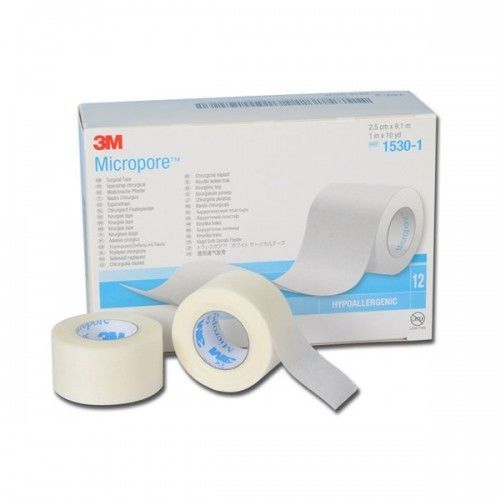 3M 1530-0 MİCROPORE HİPOALLERJENİK FLASTER 1,25CMx9,1M