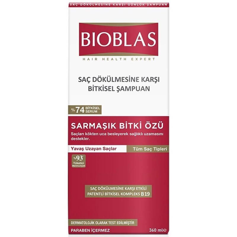 Bioblas Sarmaşık Bitki Özü - Saç Dökülmesine Karşı Bitkisel Şampuan 360ml