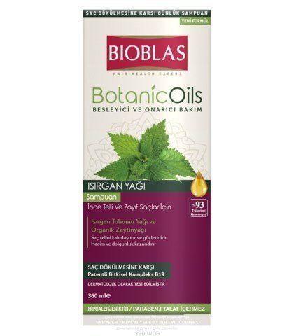 Bioblas Botanics Oil Isırgan Yağı Şampuanı 360 ml