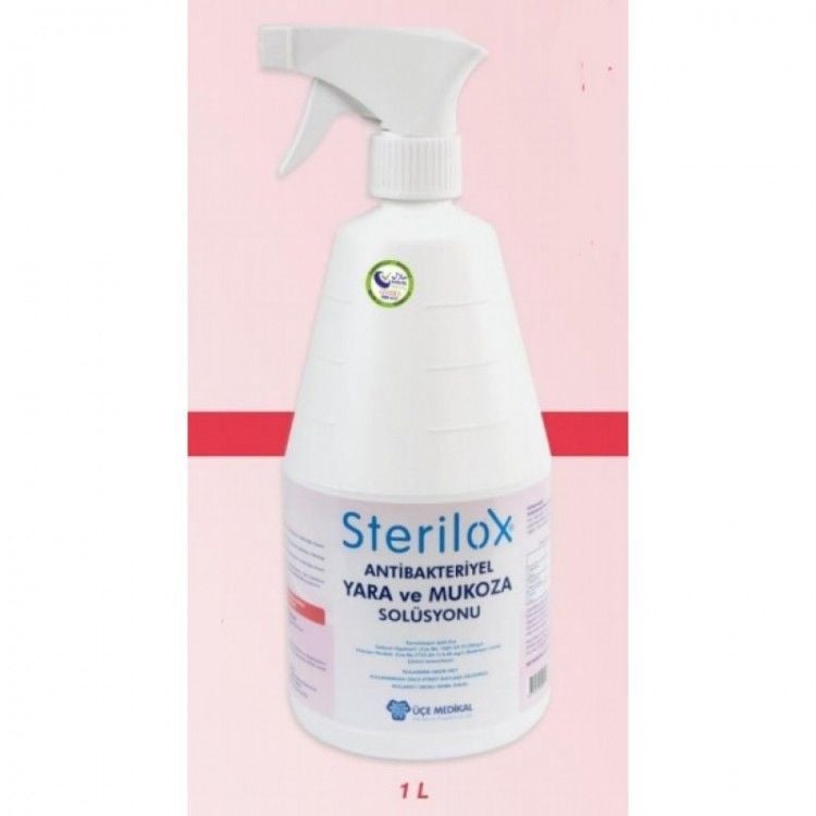 SteriloX Antibakteriyel Yara Ve Mukoza Antiseptiği 1000 ml - Sprey