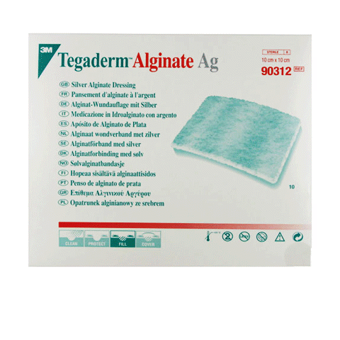TEGADERM ALGİNATE AG 90312 10CM X 10CM