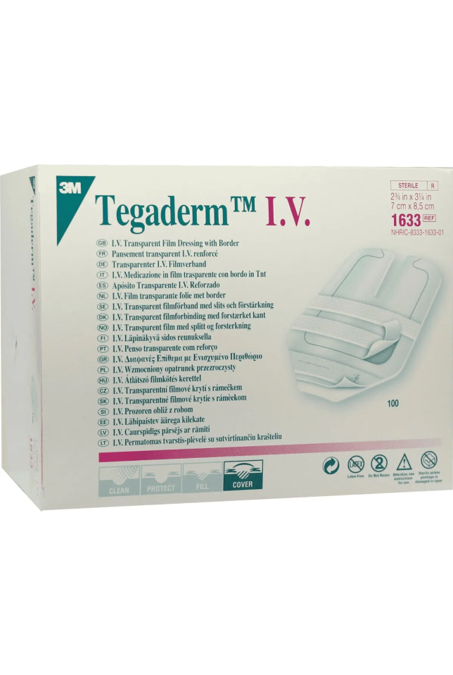 TEGADERM FİLM 1633 7CM X 8,5CM IV KATATER ÖRTÜSÜ