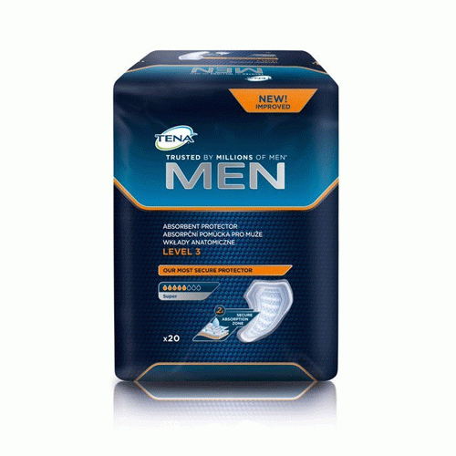 TENA MEN ERKEK SÜPER LEVEL3 MESANE PEDİ 16LI