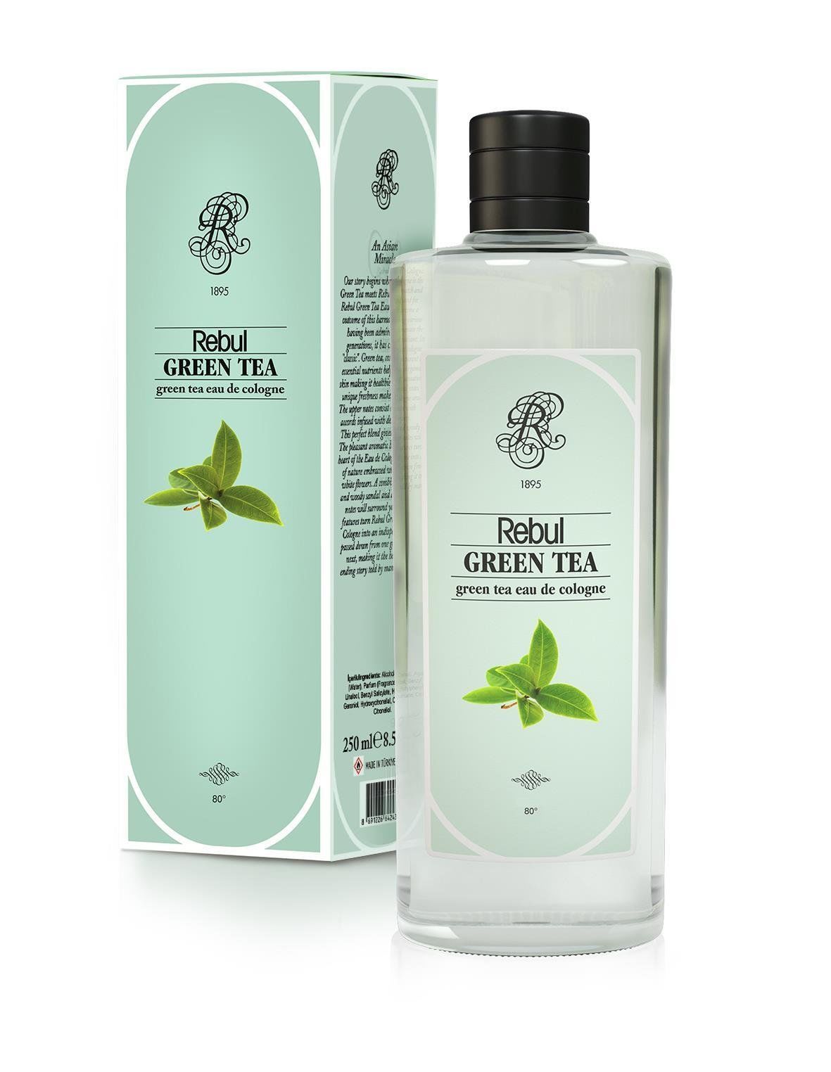 Rebul Green Tea Kolonya Cam Şişe 270 ml