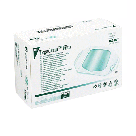 3M Tegaderm Film 1624w Su Geçirmez Örtü 6cm x 7cm