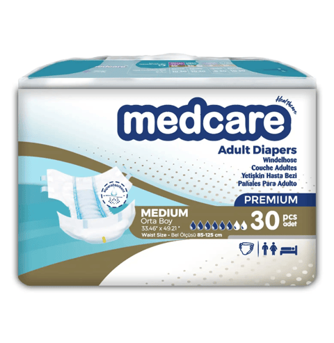 Medcare Premium Bantlı Hasta Bezi