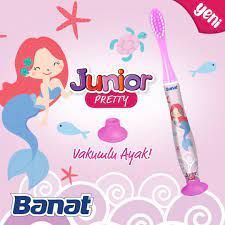 Banat Pretty Junior Vakumlu Ayak Ultra Soft Diş Fırçası