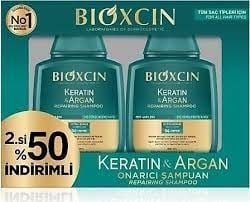 Bioxin Argan Keratin Şampuan 300 + 300 ml - İkincisi %50 İndirimli