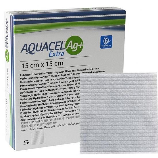 Aquacel Ag + Extra Hydrofiber Yara Örtüsü 15*15cm