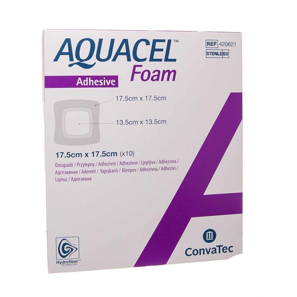 Aquacel Foam Yapışkanlı Hydrofiber Örtü 17.5*17.5cm