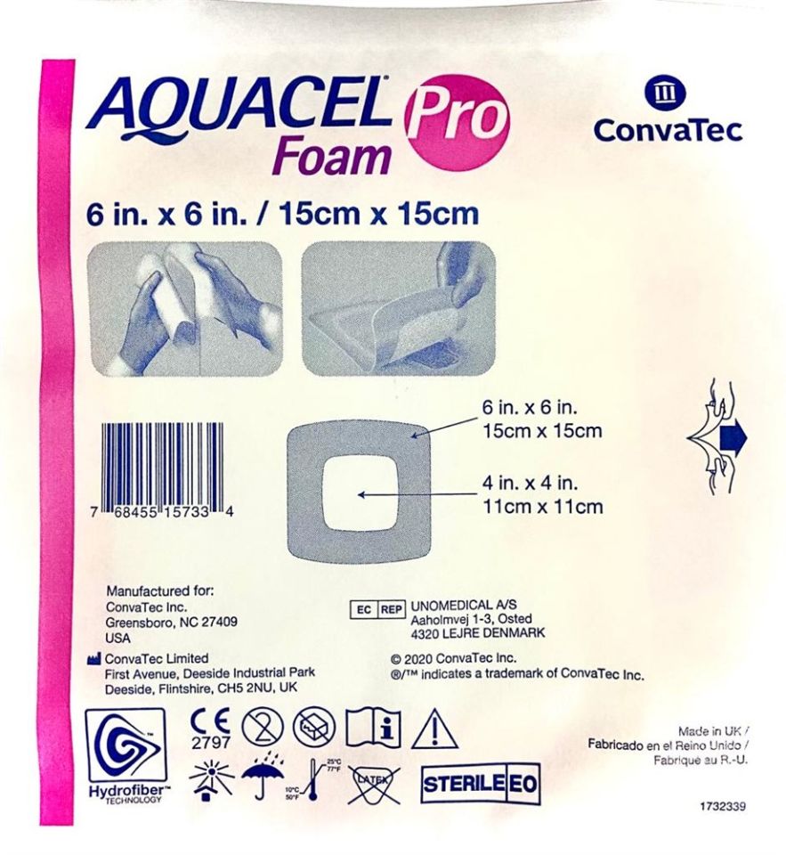 Aquacel Foam Pro Yara Örtüsü 10X10 cm