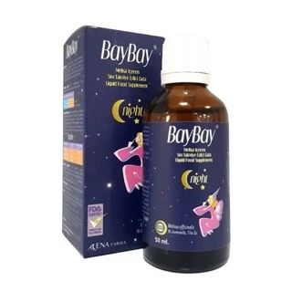 Baybay Night Melisa İçeren Bitkisel Damla 50 ml